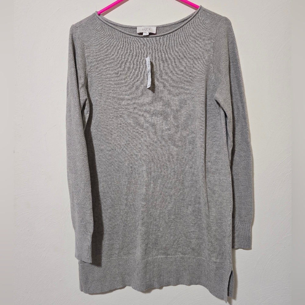 Gray Long Sleeve Sweater